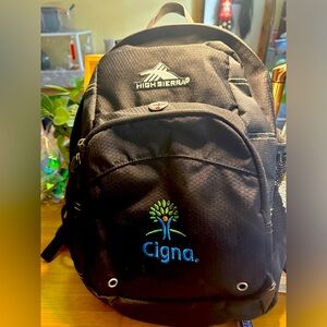 High Sierra Lightweight Simple School Impact Daypack Backpack Black Cigna